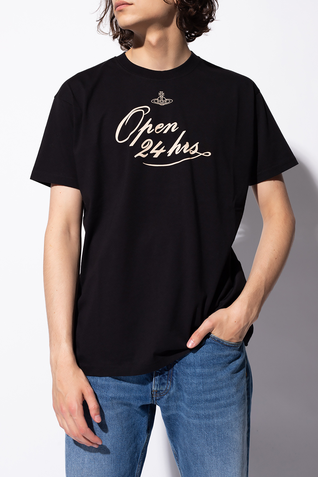 Logo T - Man Slim Fit Knitted Sweat Shirt
